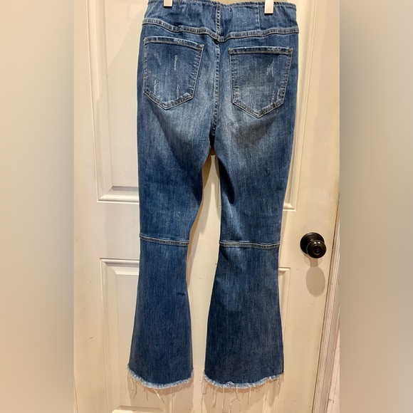 Risen Pull on flare jeans - Picture 2 of 5